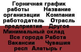 Горничная-график работы 1/2 › Название организации ­ Компания-работодатель › Отрасль предприятия ­ Другое › Минимальный оклад ­ 1 - Все города Работа » Вакансии   . Чувашия респ.,Алатырь г.